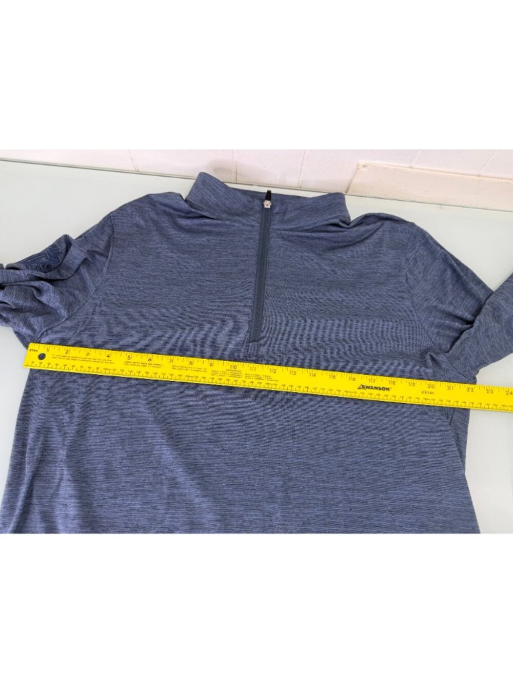 Travis Mathew Golf Pullover Shirt Mens L Quarter 1/4 Zip Performance Stretch - Picture 9 of 10